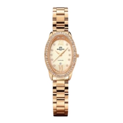 Roscani ROSWE524G0 Date Display 24X35MM Rose Gold Stainless Steel Analog Women Watch
